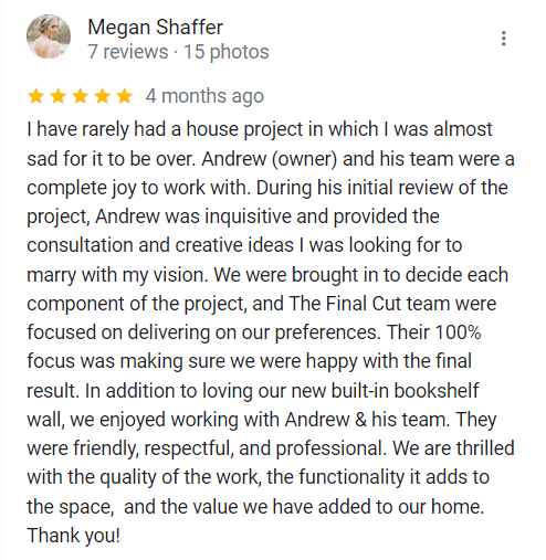 5-Star Google Review